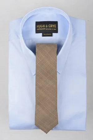 Agency Brown Glen Plaid Tie
