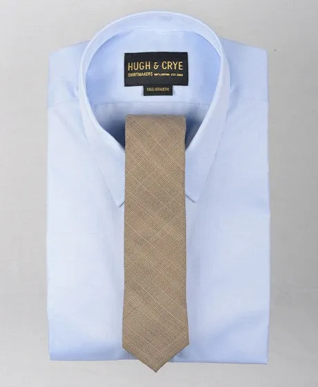Agency Brown Glen Plaid Tie