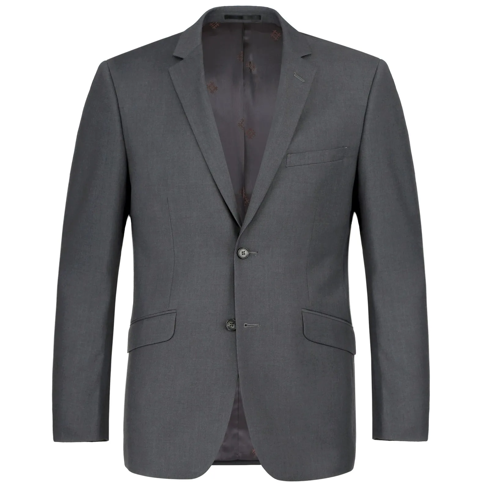 Alessandro Vitello by Renoir 2-Piece Classic Fit Notch Lapel Solid Suit 201-4