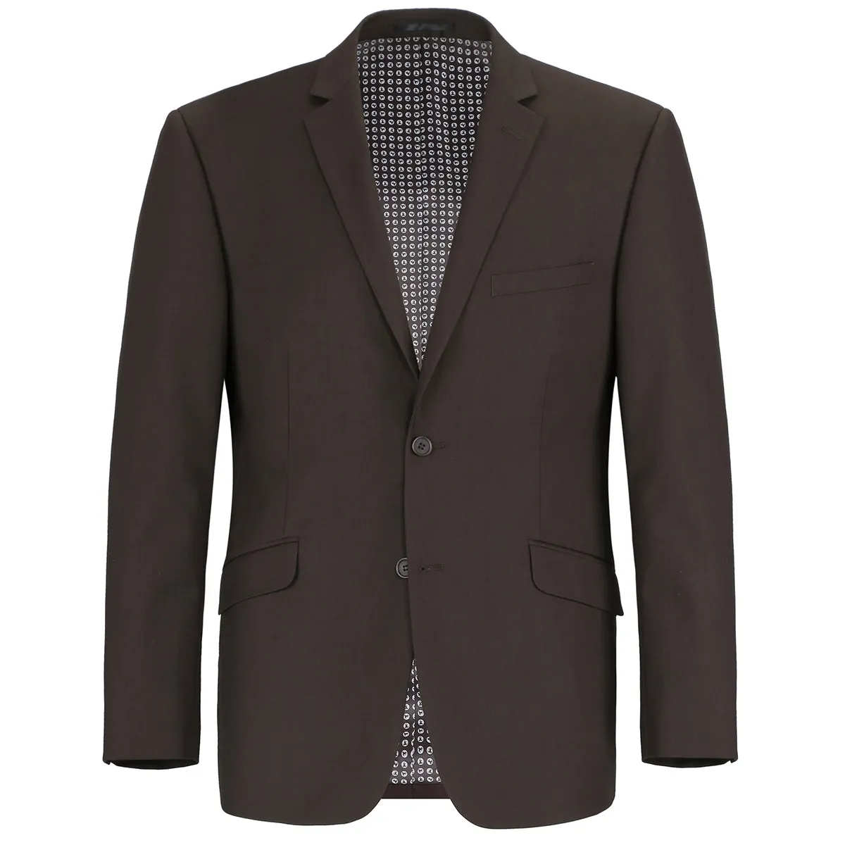 Alessandro Vitello by Renoir 2-Piece Slim Fit Notch Lapel Solid Suit 201-5