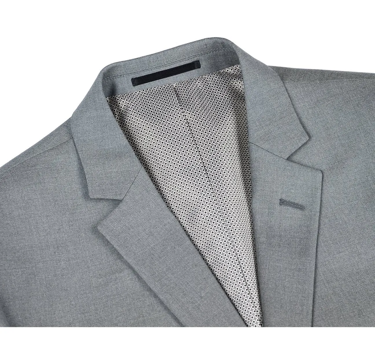 Alessandro Vitello by Renoir Slim Fit Solid Notch Lapel 2-Piece Suit 2110-2