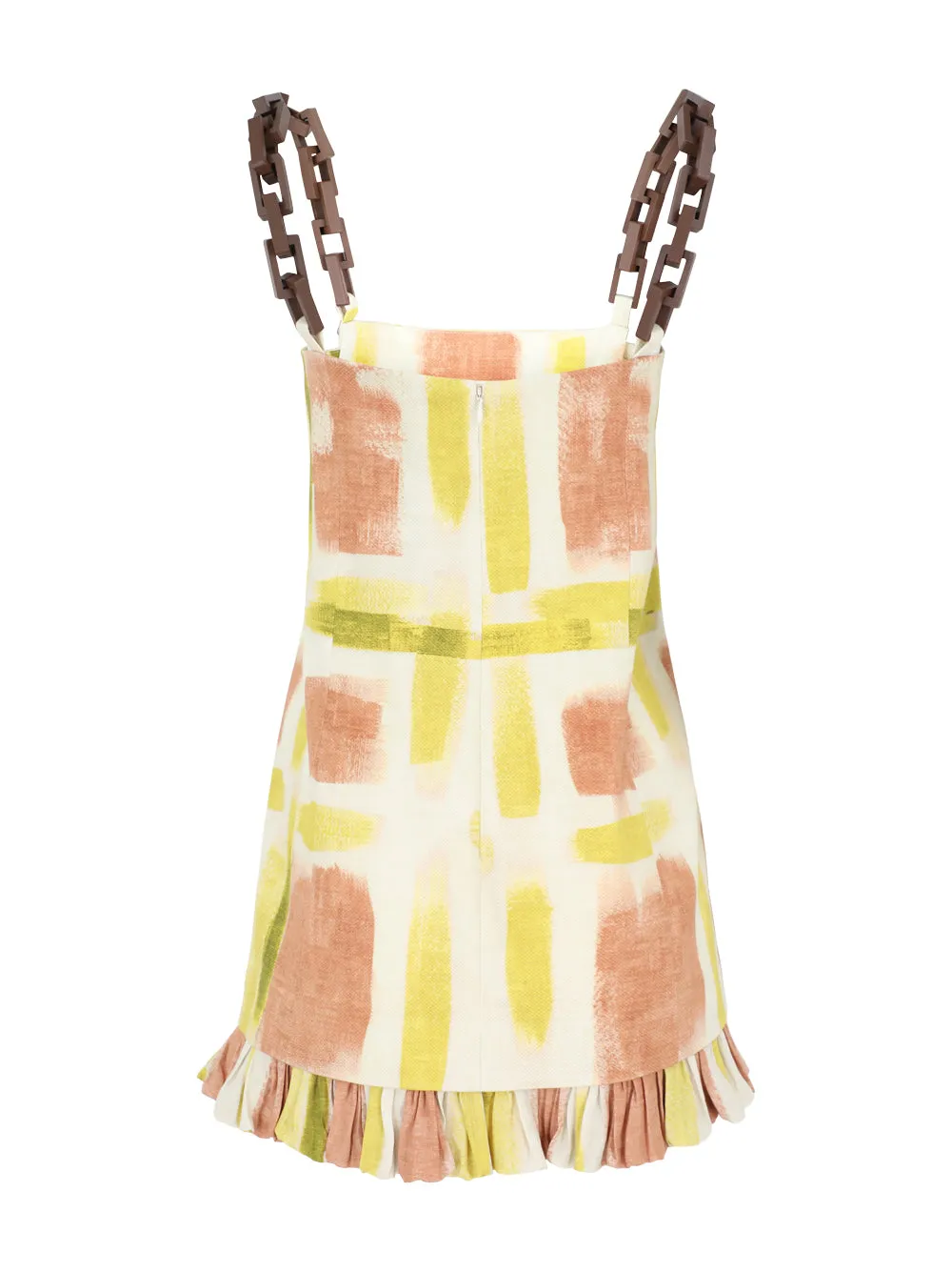 Alexis Beleza Dress in Yellow Brushstroke