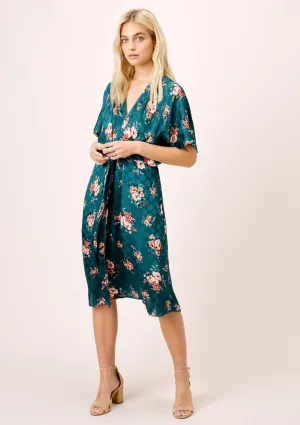 Amelie Floral Kimono Sleeve Dress