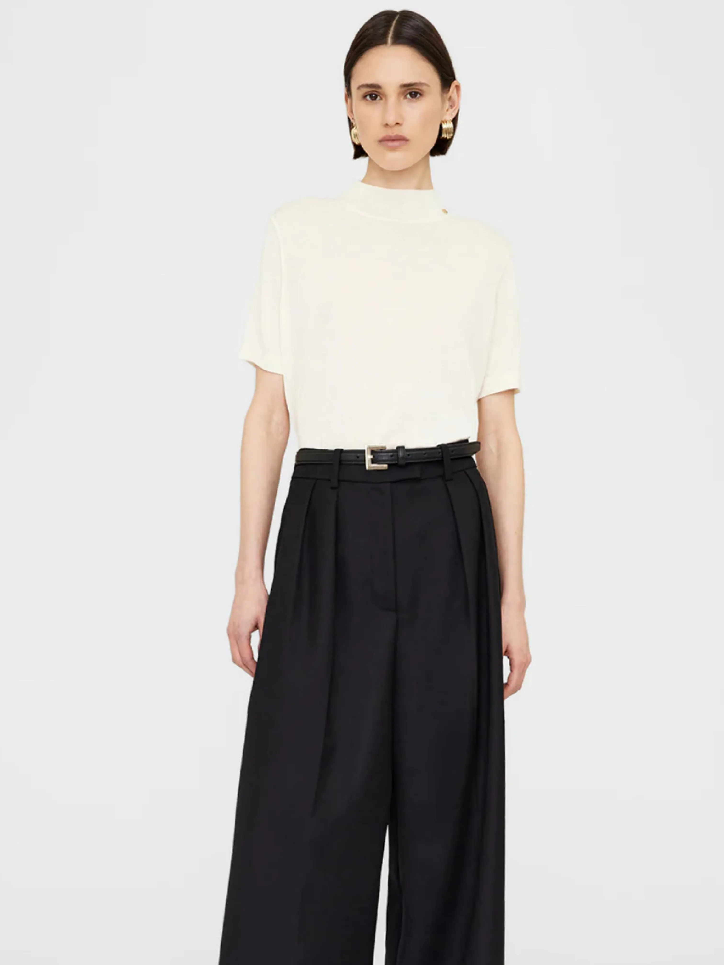Anine Bing Monique Ivory Sweater