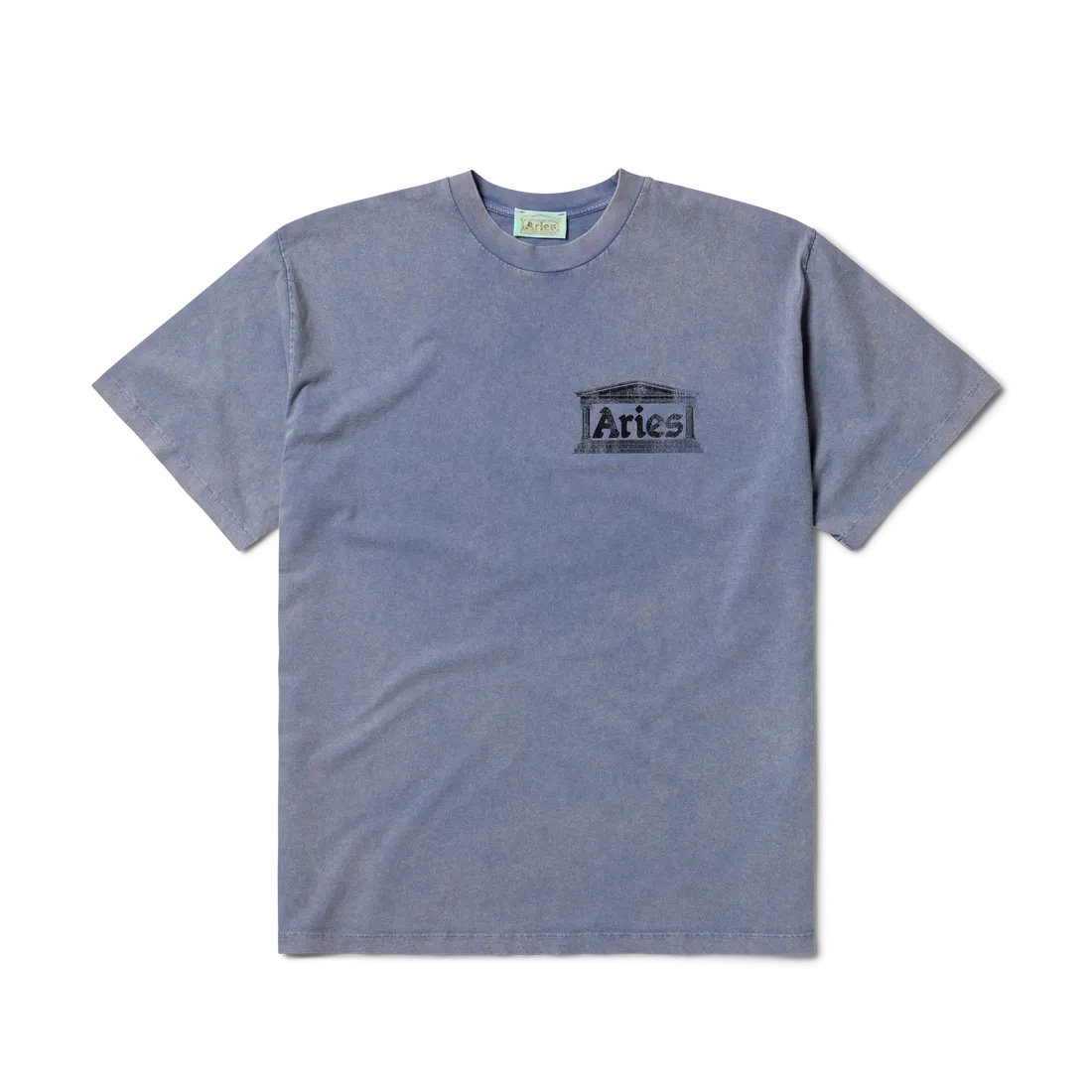 Aries Aged Temple SS Tee Blue
