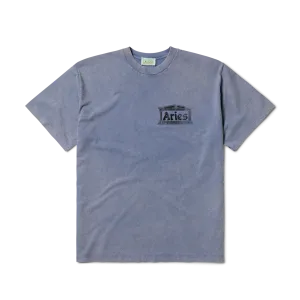 Aries Aged Temple SS Tee Blue