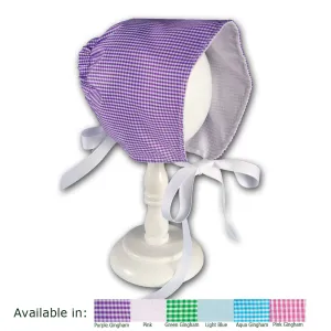 Baby Bonnet wtih Ribbon Ties (Various Colors)