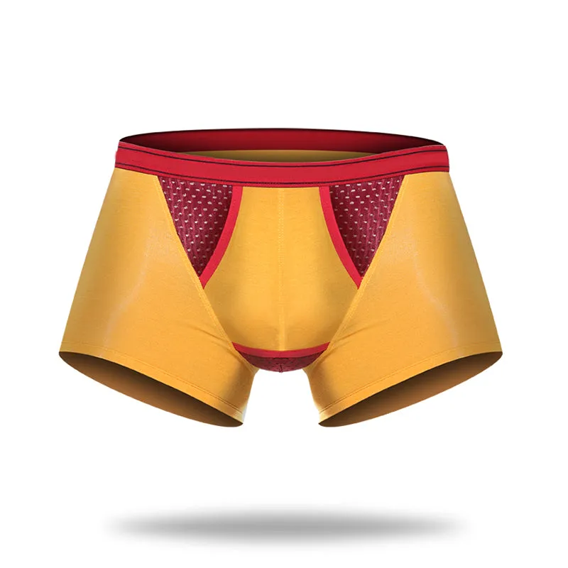 Bamboo Fabric Breathable Dual Pouch Men's Trunk