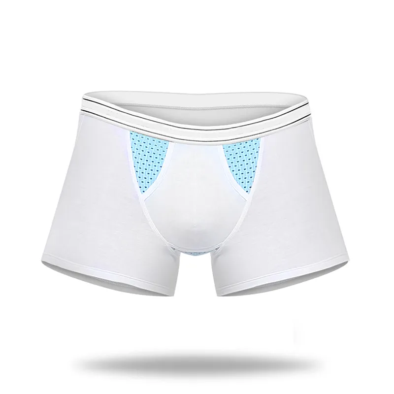 Bamboo Fabric Breathable Dual Pouch Men's Trunk