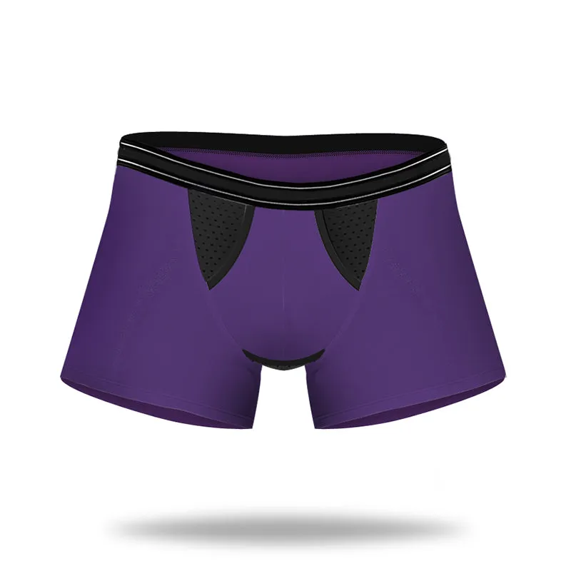 Bamboo Fabric Breathable Dual Pouch Men's Trunk