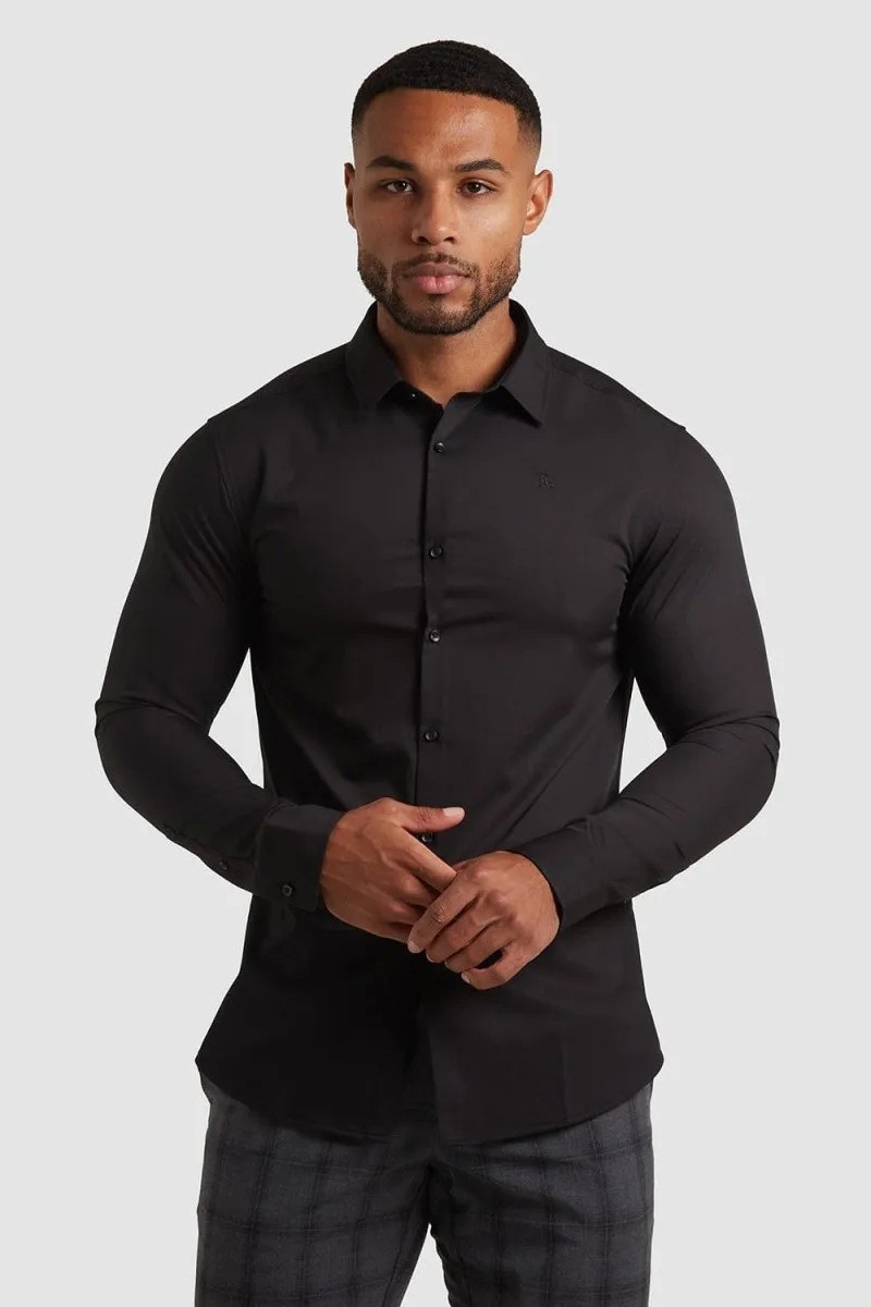 Bamboo Shirt in Black