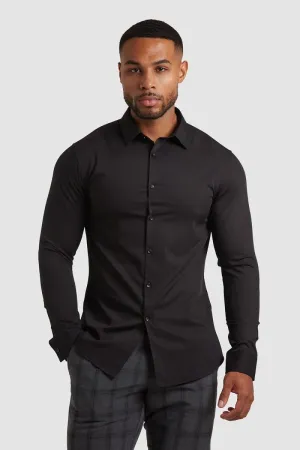 Bamboo Shirt in Black