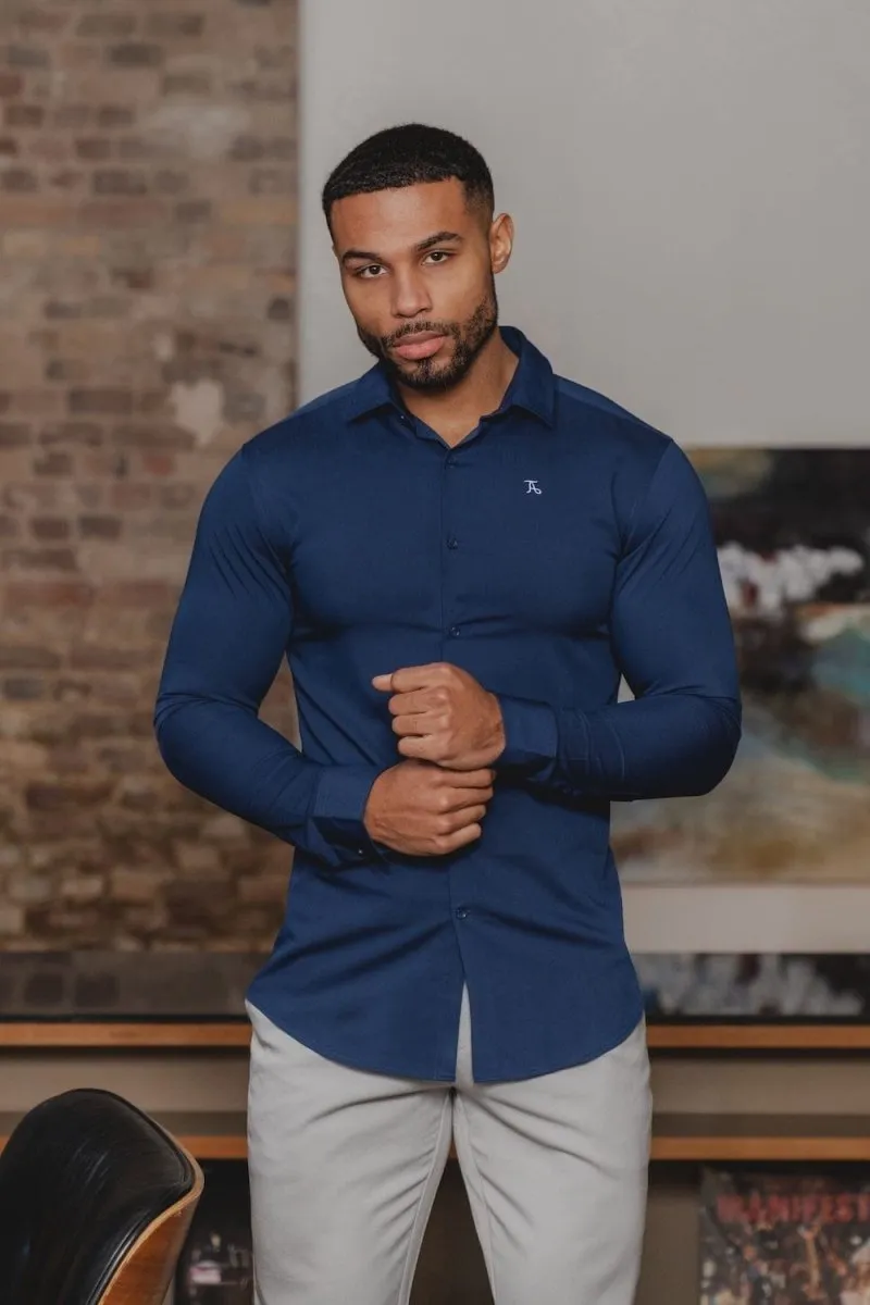 Bamboo Shirt in Navy