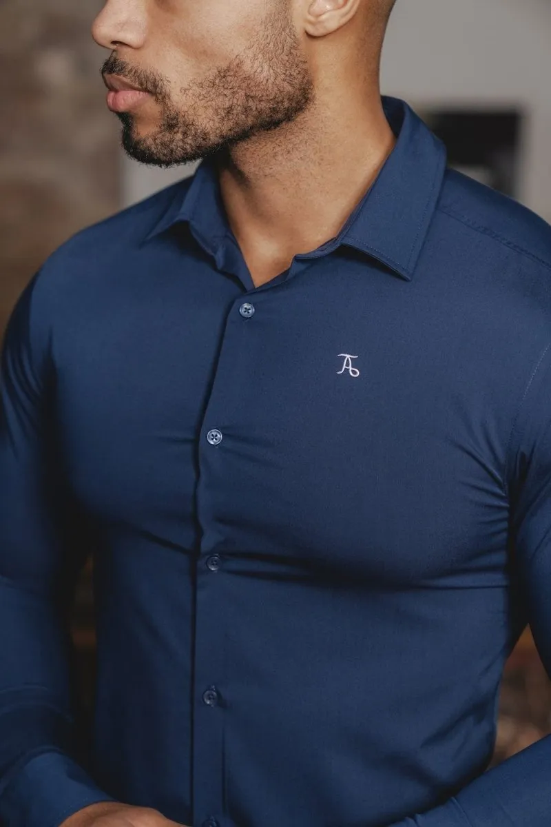 Bamboo Shirt in Navy