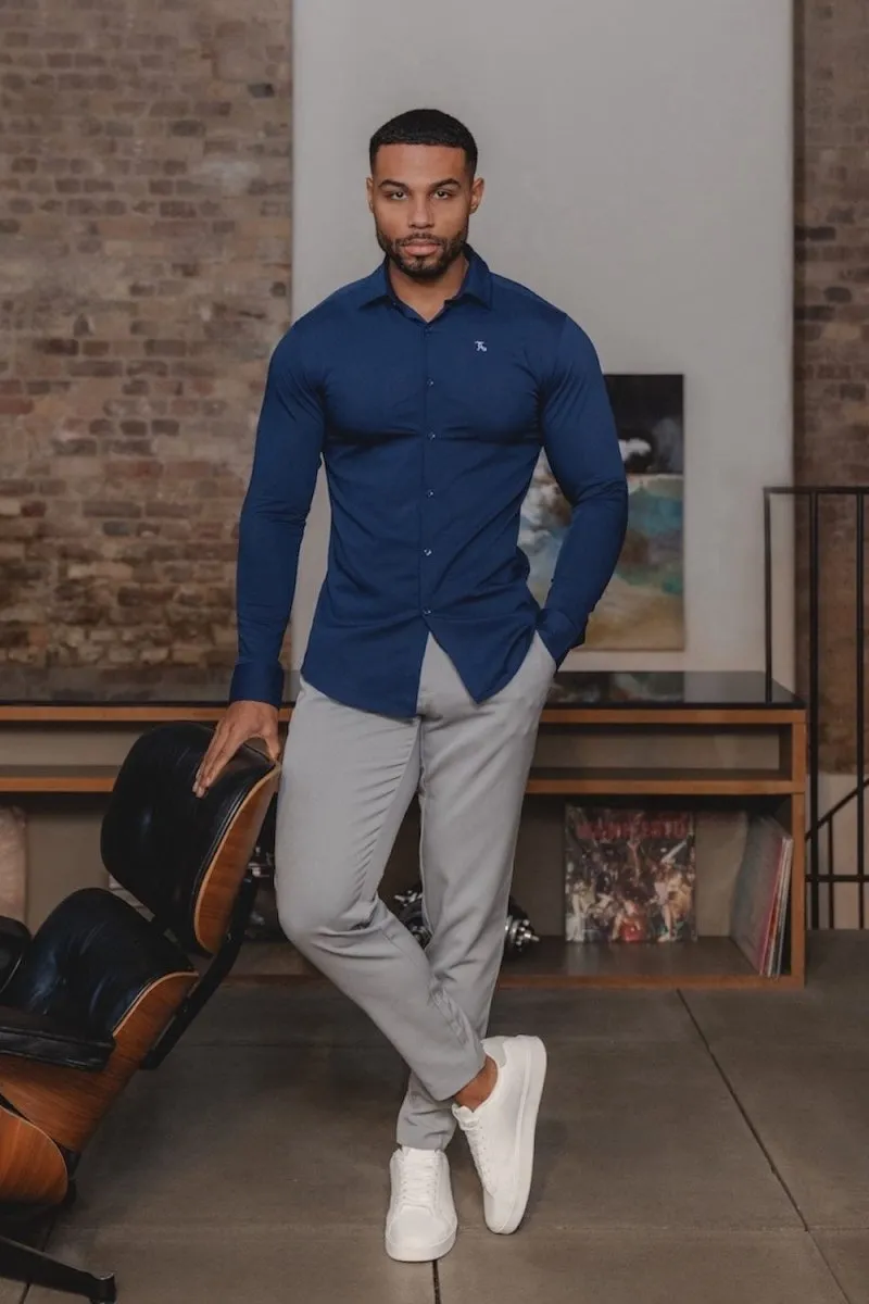 Bamboo Shirt in Navy