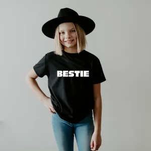 Bestie Block Tee Shirt Youth