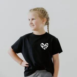 Bestie Heart Tee Shirt Youth