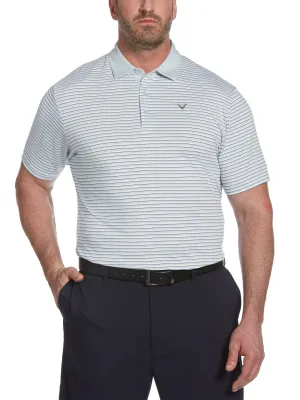 Big & Tall Refined 3-Color Stripe Polo