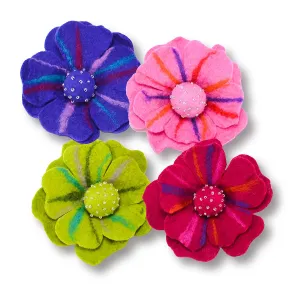 Big Flower With Beads Hair Band