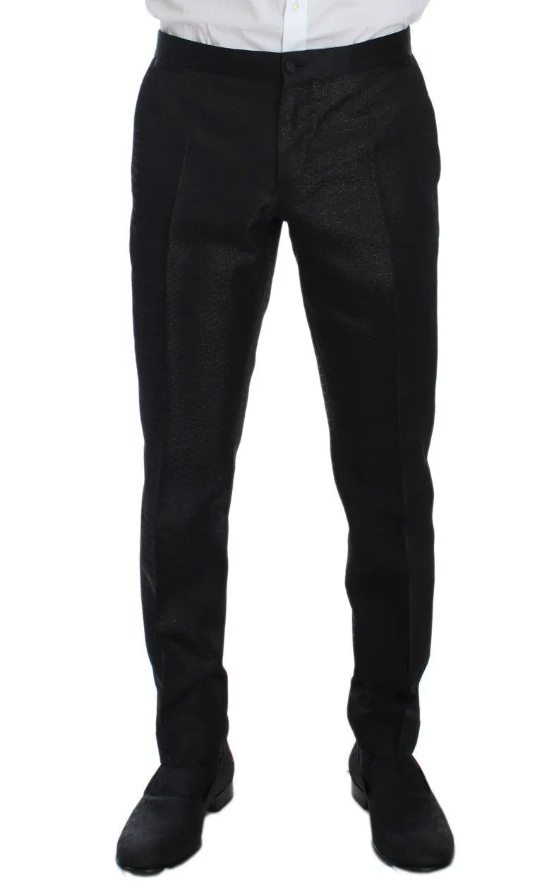 Black 3 Piece Slim Fit Suit Tuxedo