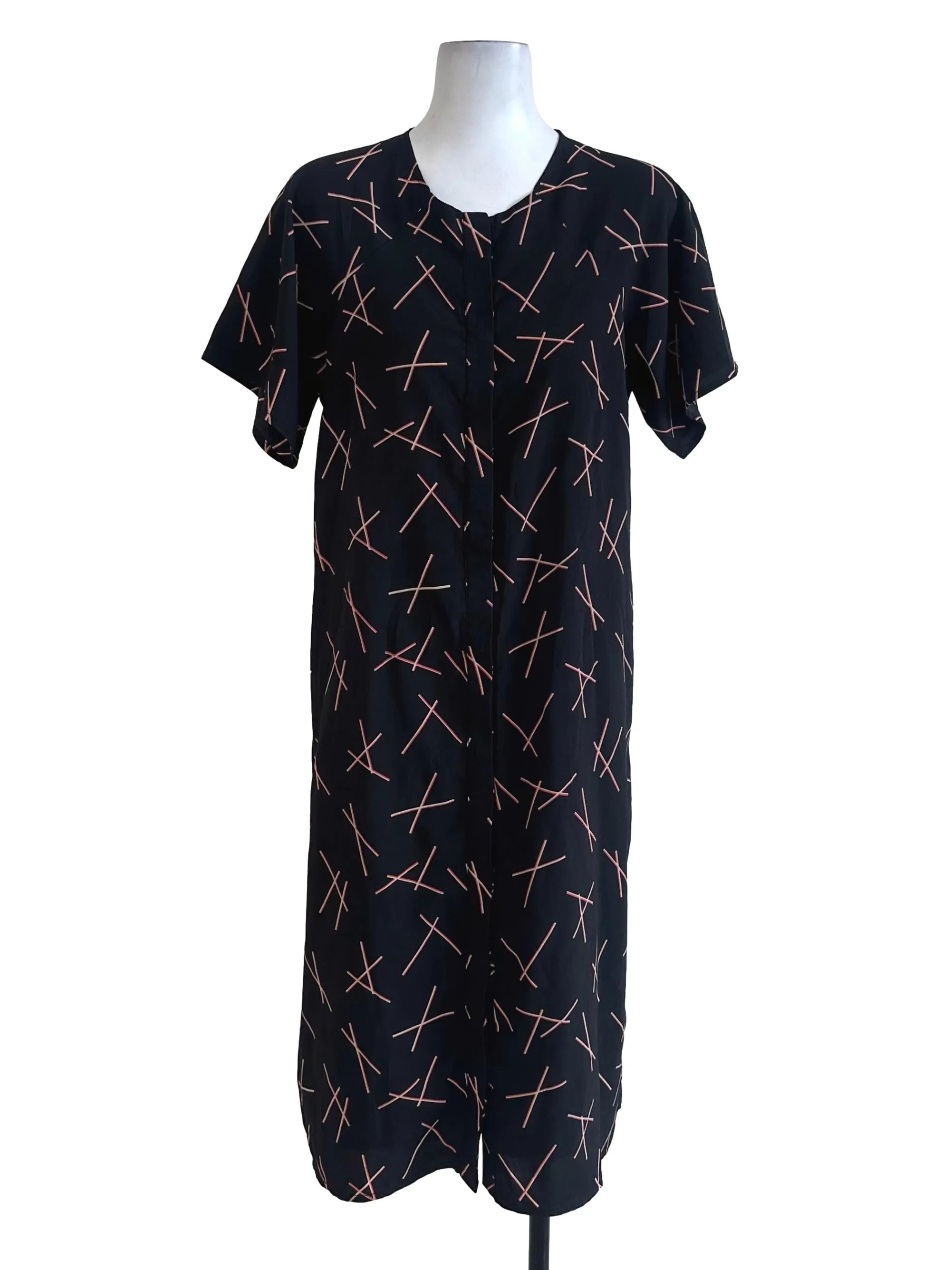 Black Abstract Dress