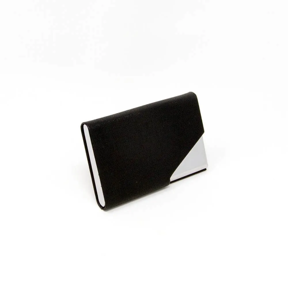 Black Metallic Card Holder