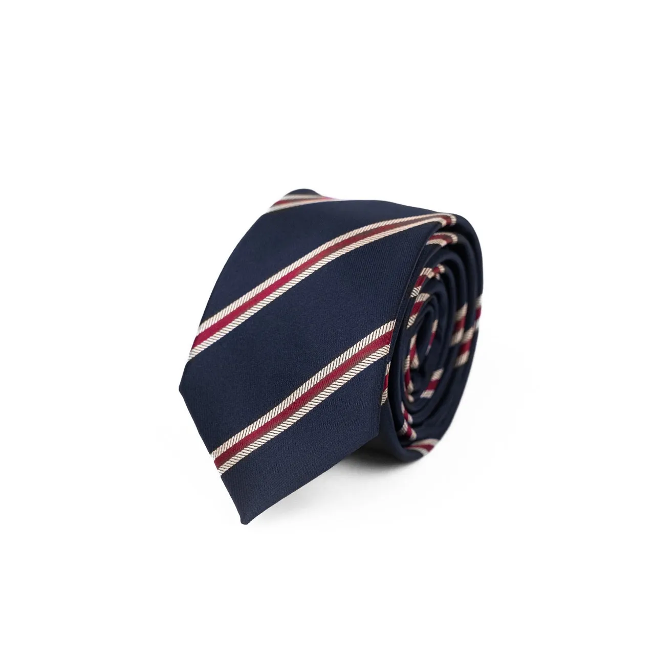 Blue and Red Striped Tie