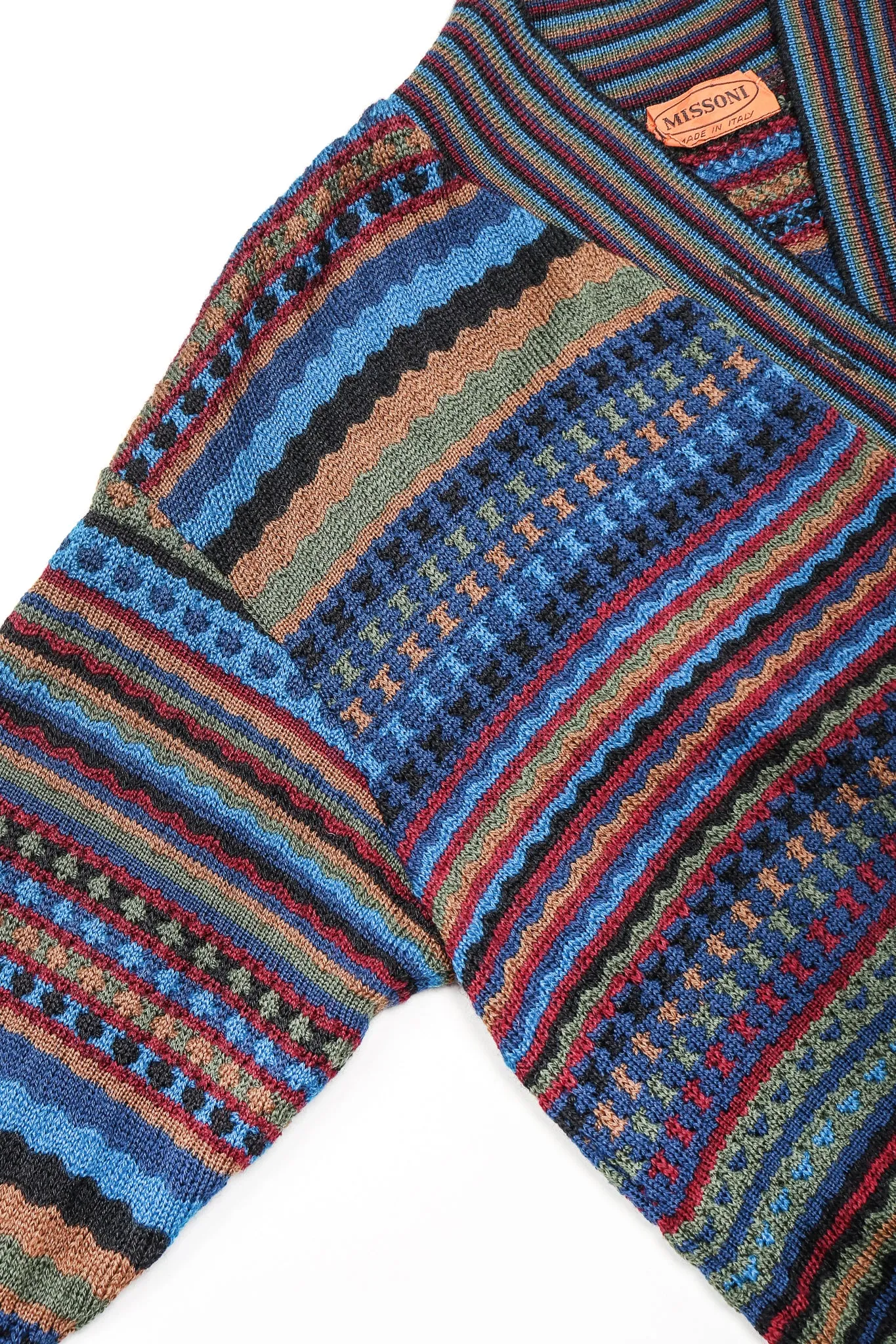 Blue Dobby Stripe Sweater Dress