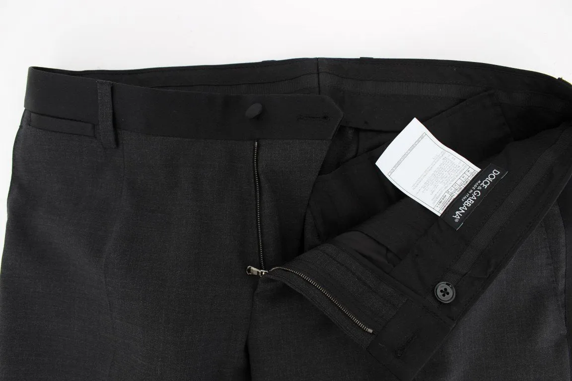 Blue Velvet Gray 3 Piece Slim Fit Suit