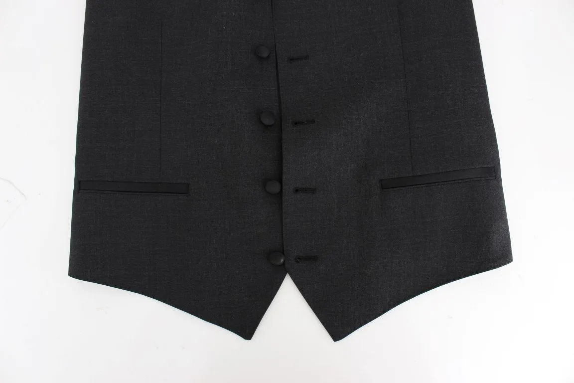Blue Velvet Gray 3 Piece Slim Fit Suit