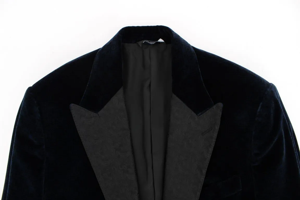 Blue Velvet Gray 3 Piece Slim Fit Suit
