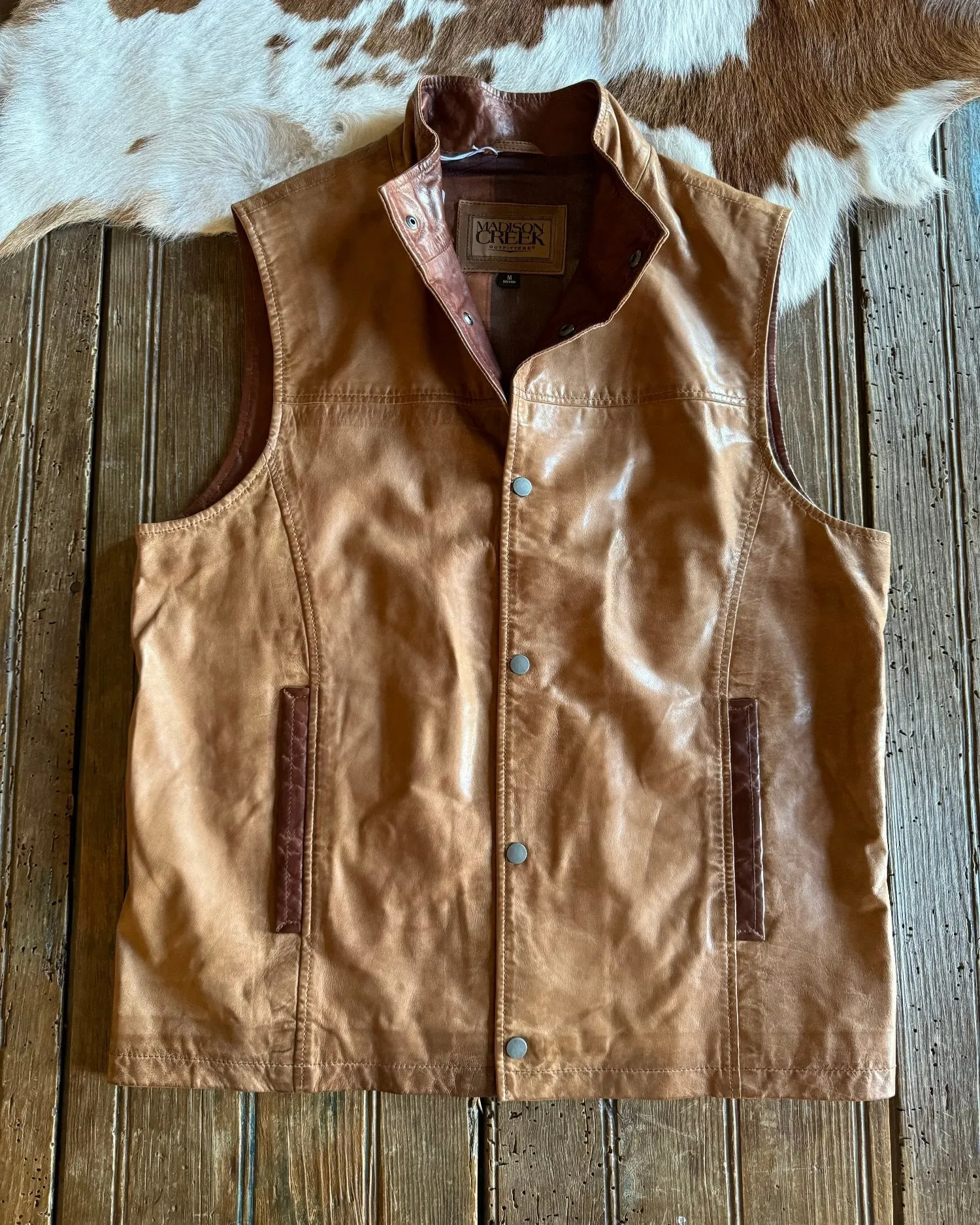 Canyon Lambskin Leather Vest (Men's)