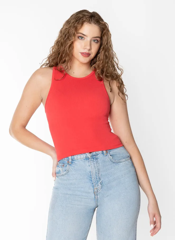 C'est Moi Bamboo Ribbed Tank