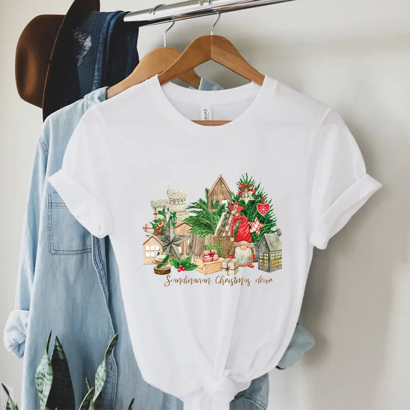 Christmas Houses White T-Shirts