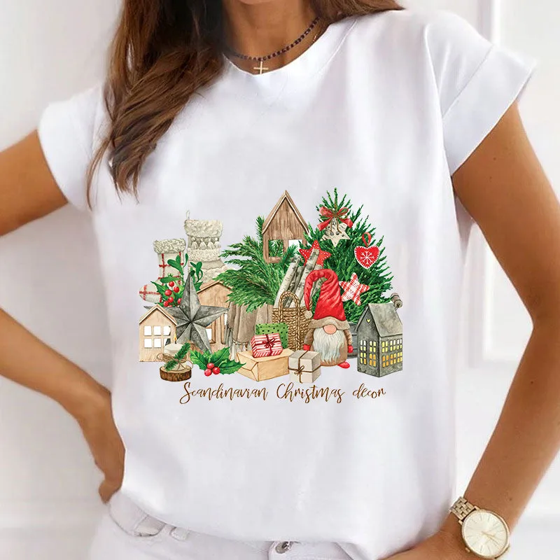 Christmas Houses White T-Shirts