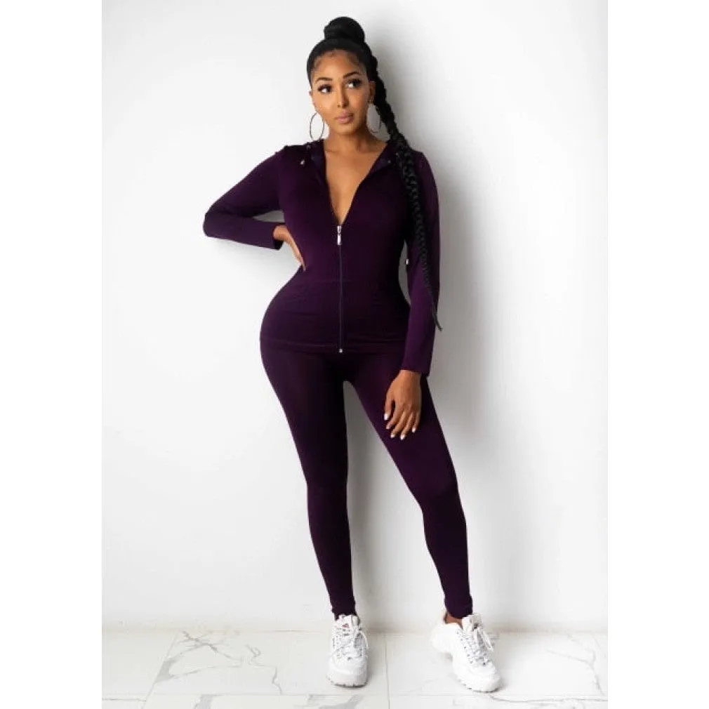 ContiNent 33 Two Piece Set Tracksuit Women Festival Clothing Fall Winter Top Pant Sweat Suits Neon 2 Piece Outfits Matching Sets