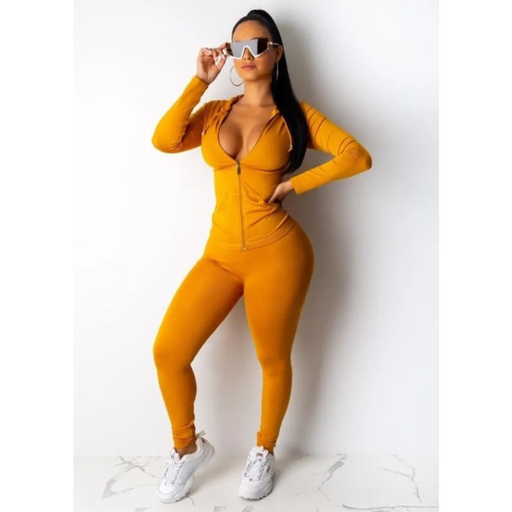 ContiNent 33 Two Piece Set Tracksuit Women Festival Clothing Fall Winter Top Pant Sweat Suits Neon 2 Piece Outfits Matching Sets