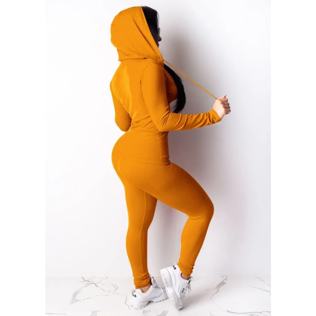 ContiNent 33 Two Piece Set Tracksuit Women Festival Clothing Fall Winter Top Pant Sweat Suits Neon 2 Piece Outfits Matching Sets
