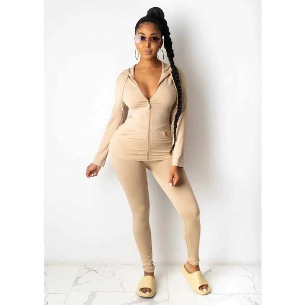 ContiNent 33 Two Piece Set Tracksuit Women Festival Clothing Fall Winter Top Pant Sweat Suits Neon 2 Piece Outfits Matching Sets