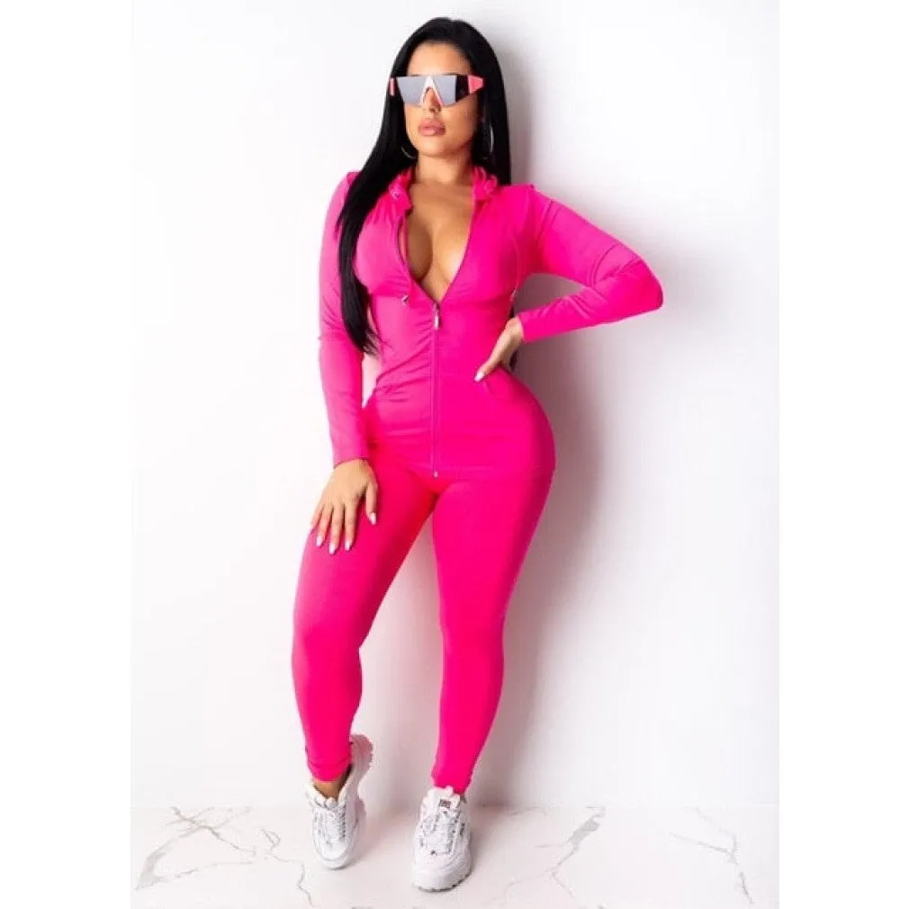 ContiNent 33 Two Piece Set Tracksuit Women Festival Clothing Fall Winter Top Pant Sweat Suits Neon 2 Piece Outfits Matching Sets