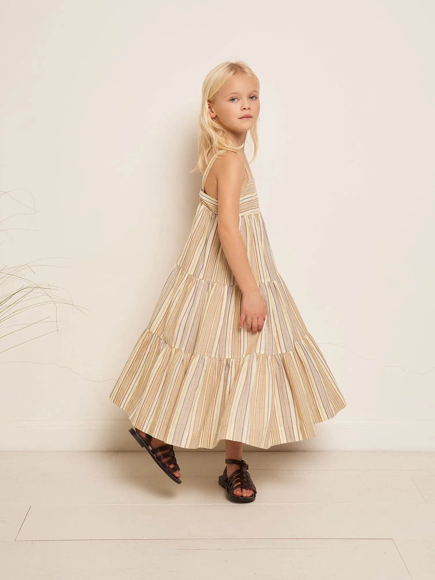 Cora Striped Maxi Dress