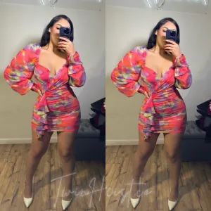 Coral Girl Dress