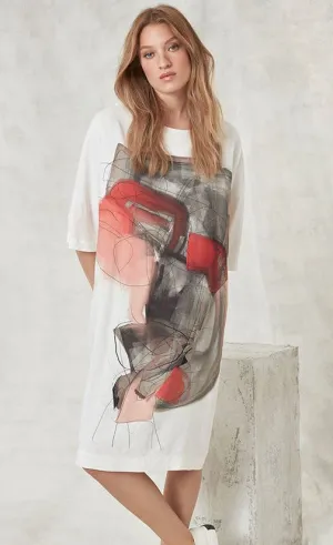 Crea Concept Abstract T-Shirt Dress