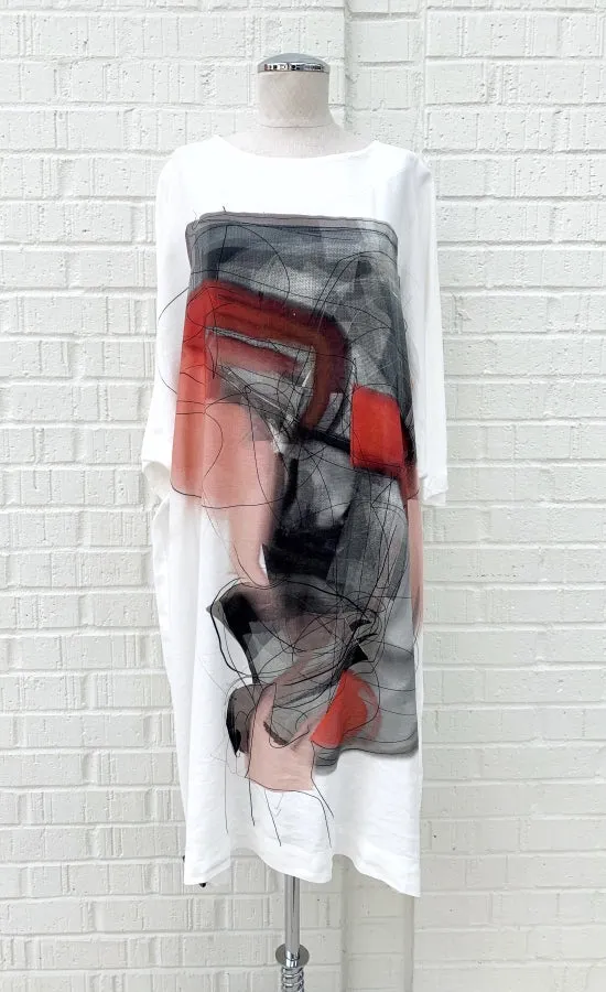 Crea Concept Abstract T-Shirt Dress