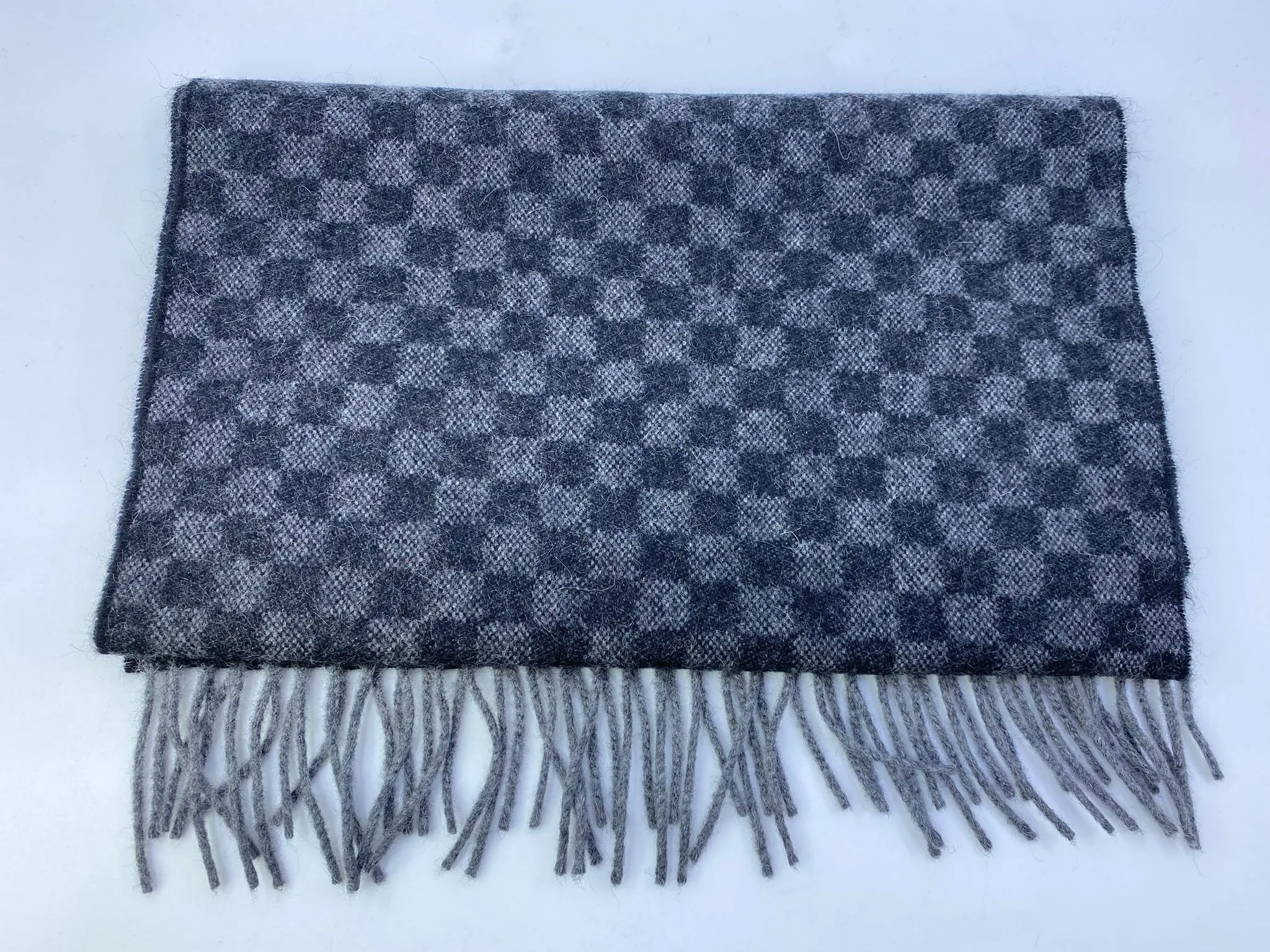 Damier Graphite Map Scarf