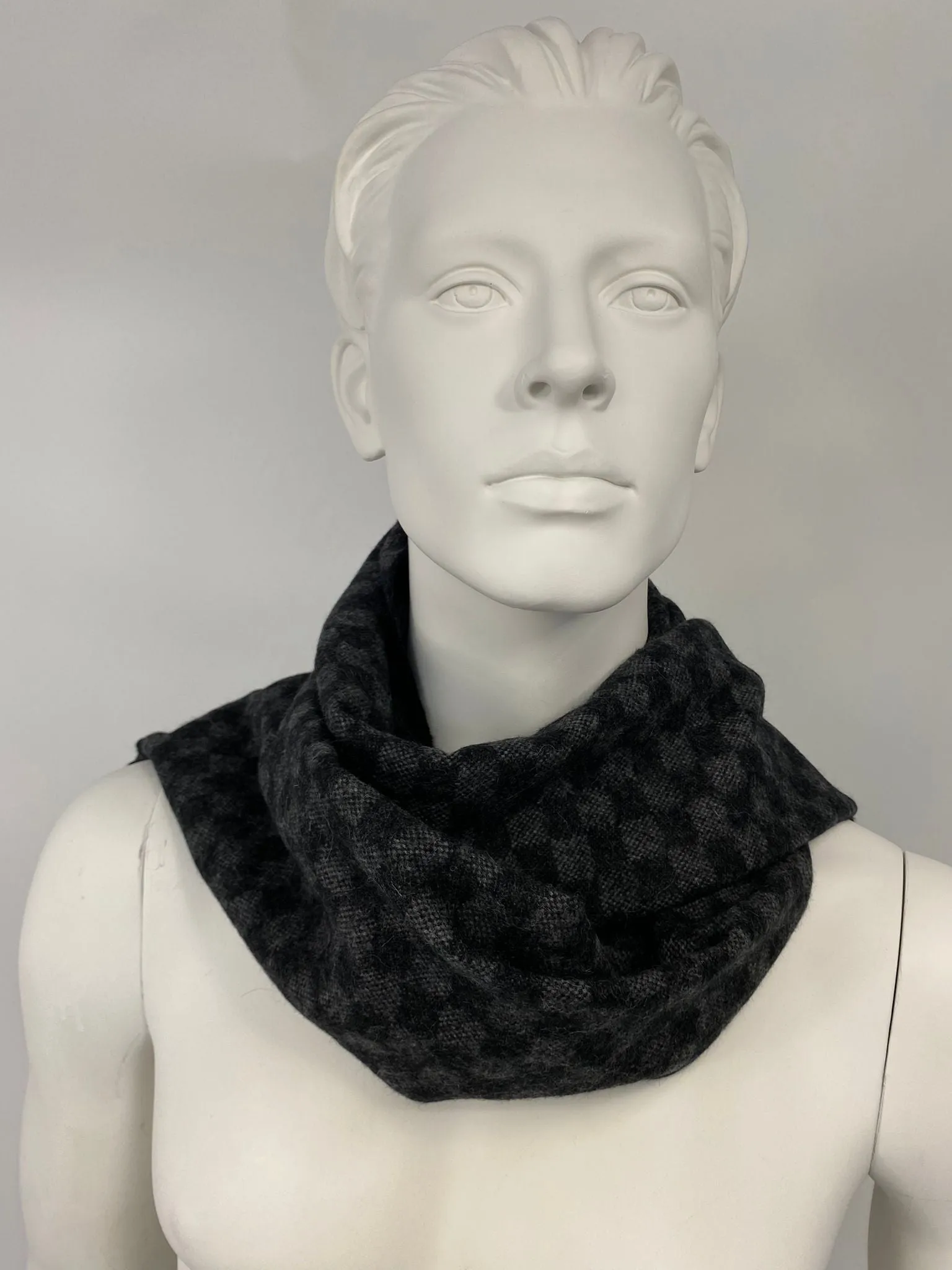 Damier Graphite Map Scarf