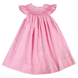 Daphne Pink Smocked Bishop