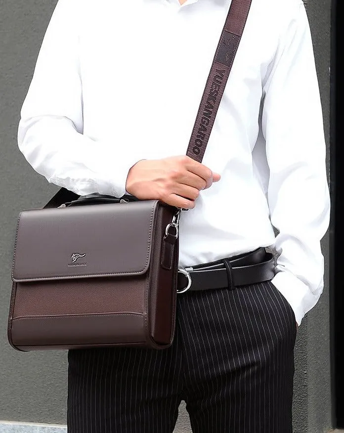 Davis Leather Laptop Bag For Men