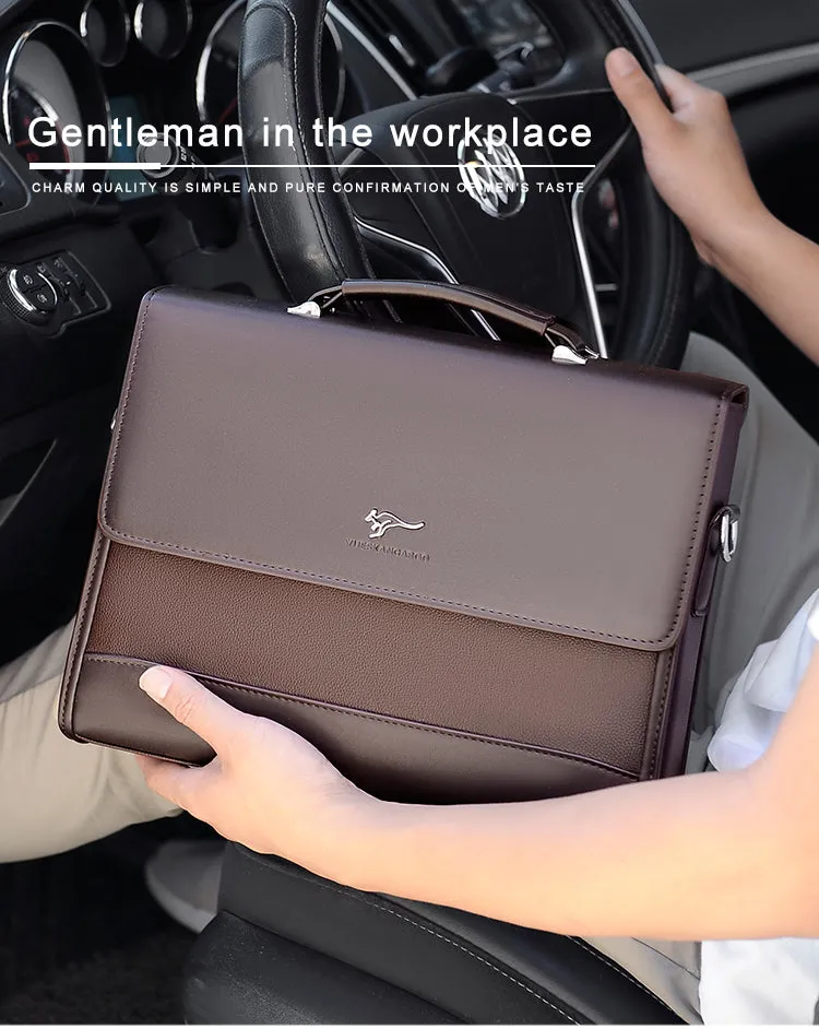 Davis Leather Laptop Bag For Men