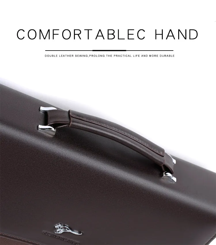 Davis Leather Laptop Bag For Men